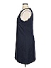 Slate & Willow 100% Polyester Solid Blue Casual Dress Size 14 - photo 4