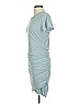 BTFBM Solid Silver Teal Cocktail Dress Size S - photo 4