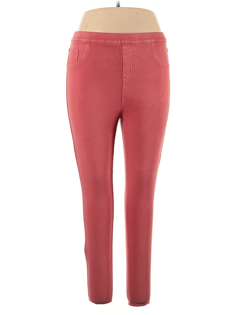 Pre-owned Spanx Jeggings In Pink