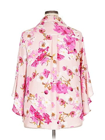 NY Collection 3/4 Sleeve Blouse (view 2)
