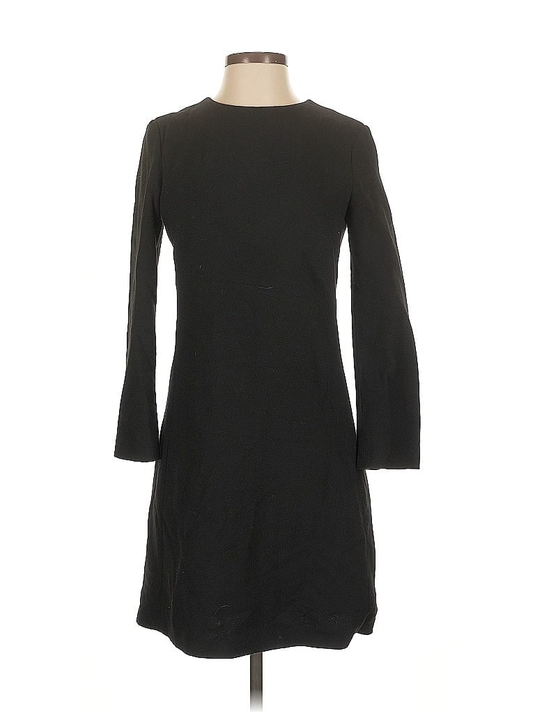 Pre-owned Massimo Dutti Casual Dress In Black