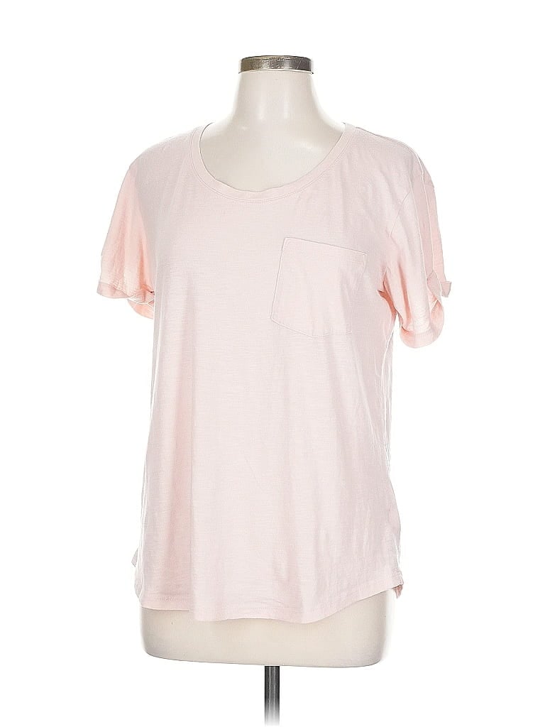 Pre-owned A.n.a. A New Approach Short Sleeve T-shirt In Pink