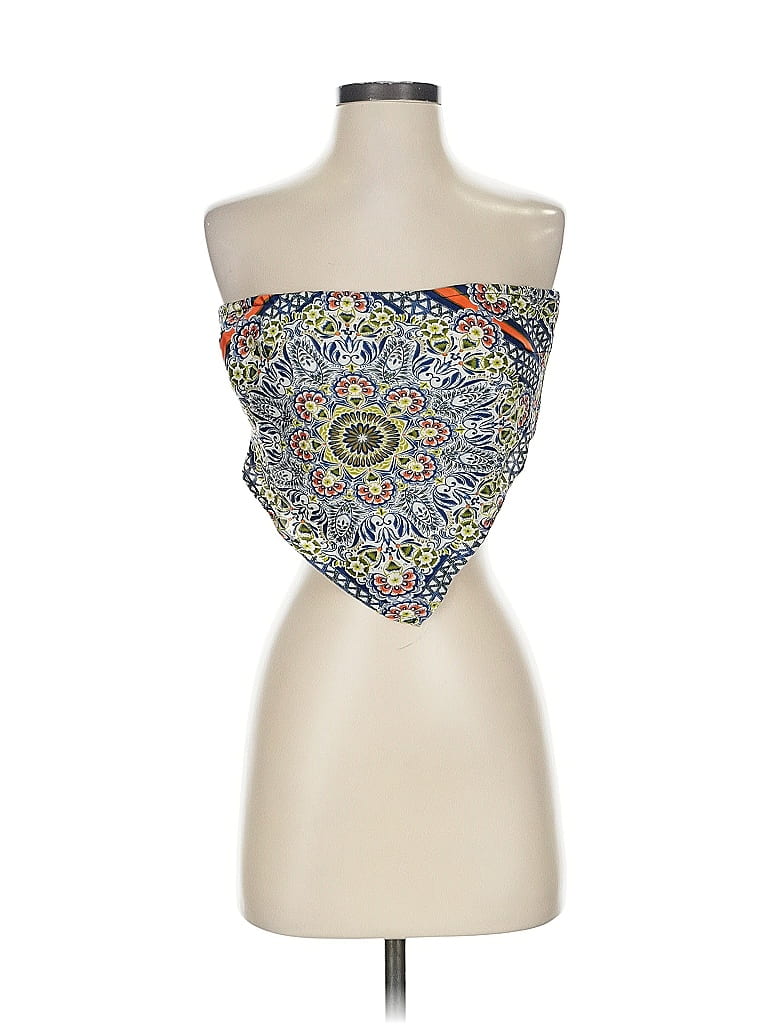 Pre-owned Lulus Sleeveless Blouse In Blue