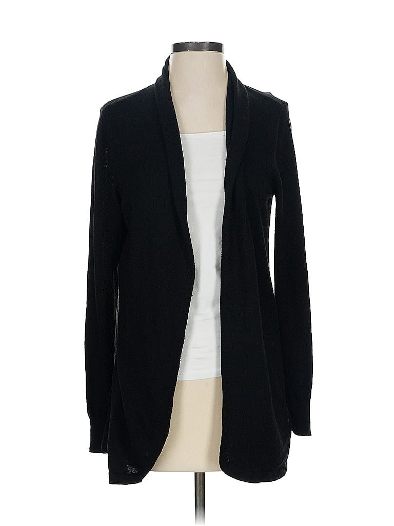 Pre-owned Ella Moss Cardigan Sweater In Black