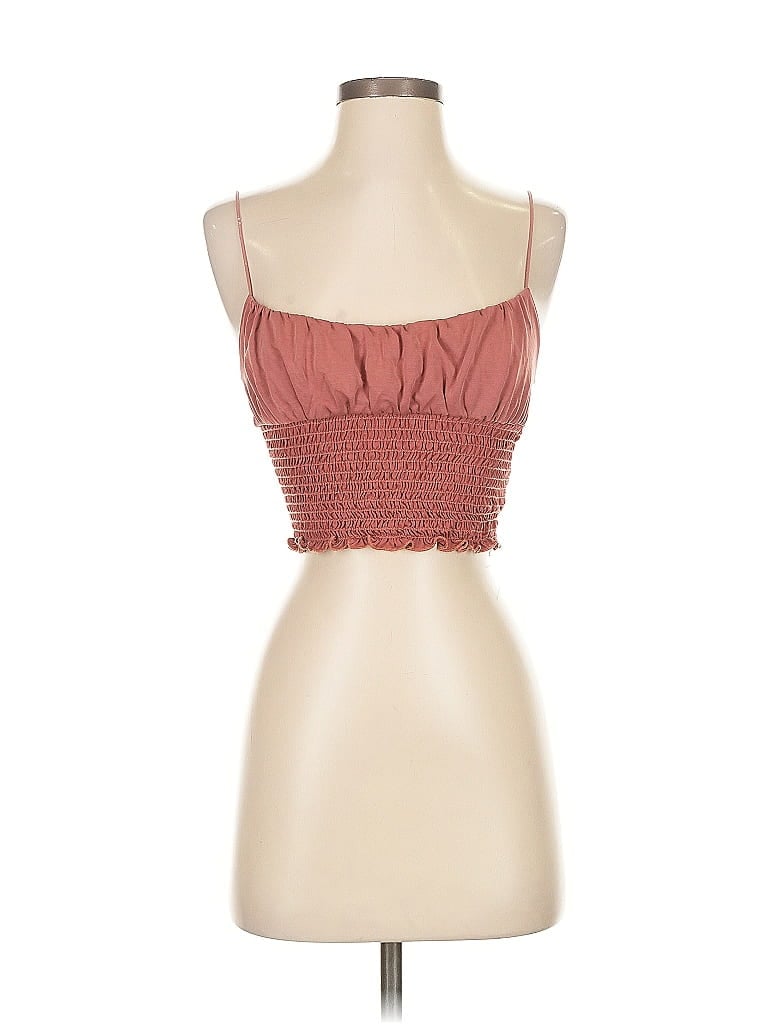 Click to view more detailed imagery on our partner's website Pre-owned Urban Outfitters Sleeveless Top Burgundy Sweetheart Neckline Tops