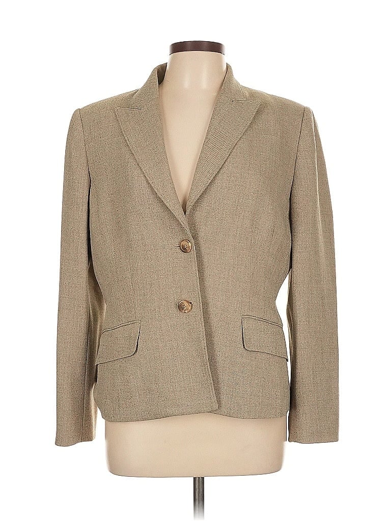 Pre-owned Anne Klein Blazer Jacket In Brown