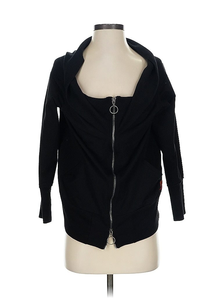 Pre-owned Peace Love World Cardigan Sweater In Black