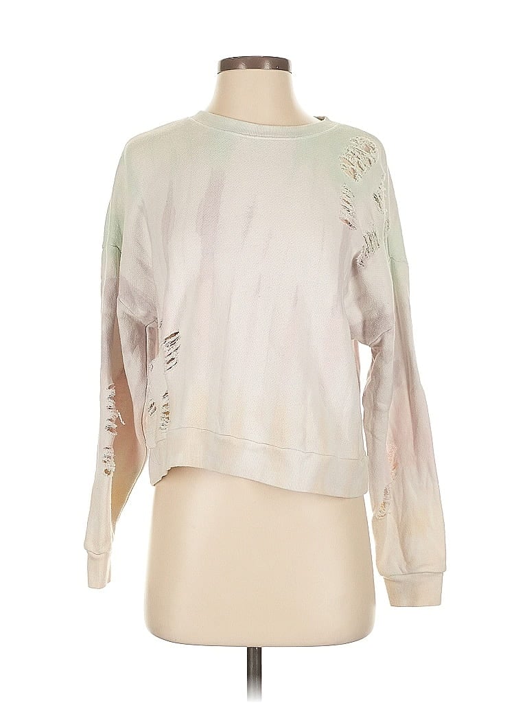 Pre-owned Vintage Havana Pullover Sweater In White