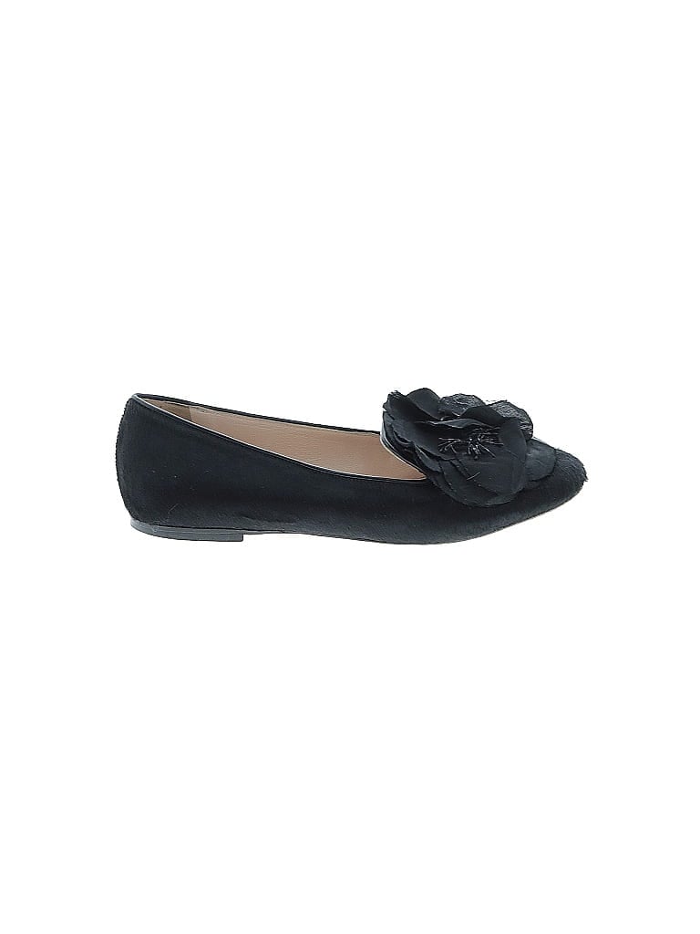 Pre-owned Assorted Brands Flats In Black