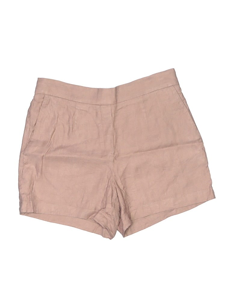 Pre-owned Babaton Khaki Shorts In Brown