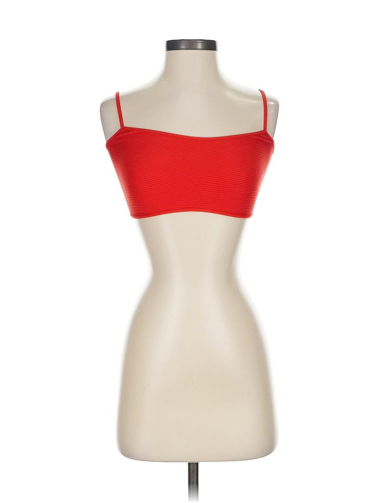Pre-owned Urban Outfitters Sleeveless Top Red Strapless Neckline Tops