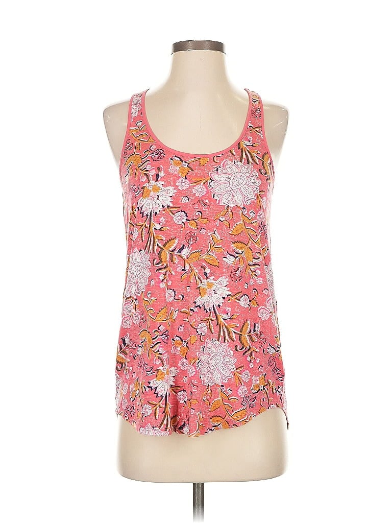 Pre-owned Lilka Tank Top Pink Halter Neckline Tops