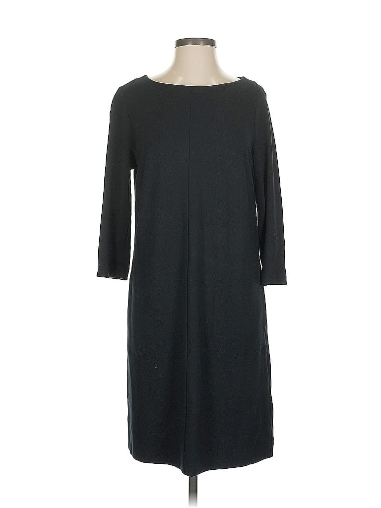 Pre-owned Jjill Casual Dress In Black