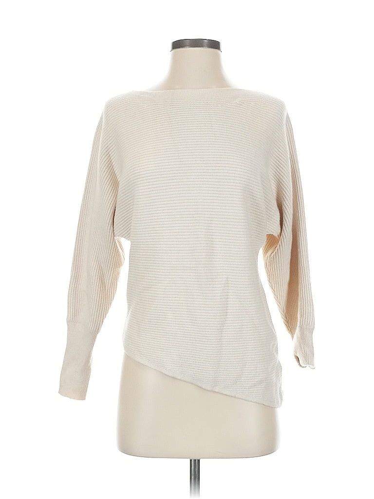 Pre-owned Express Pullover Sweater In White