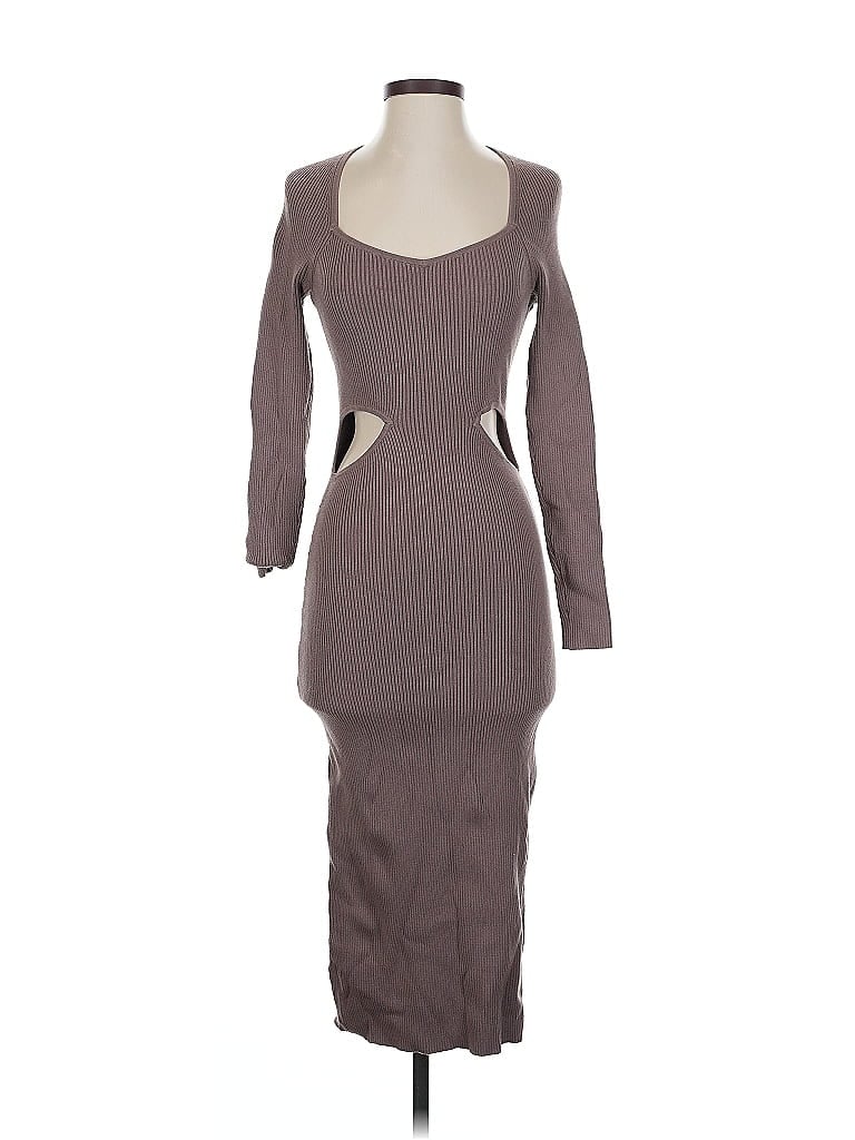 Pre-owned Abercrombie & Fitch Cocktail Dress In Gray