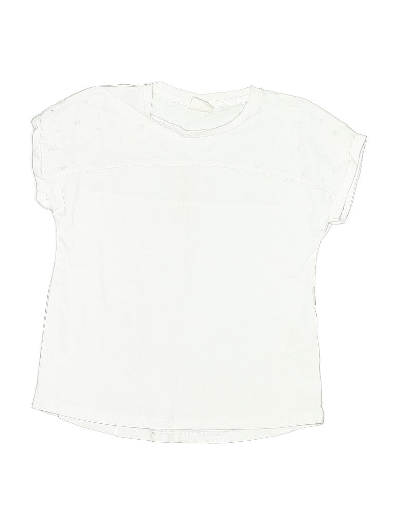 Pre-owned Zara Kids' Short Sleeve T-shirt In White