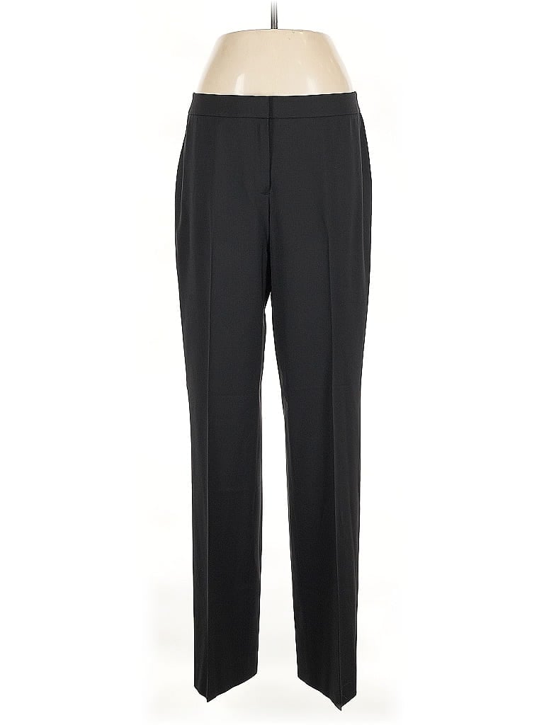 Pre-owned Lafayette 148 Wool Pants In Black