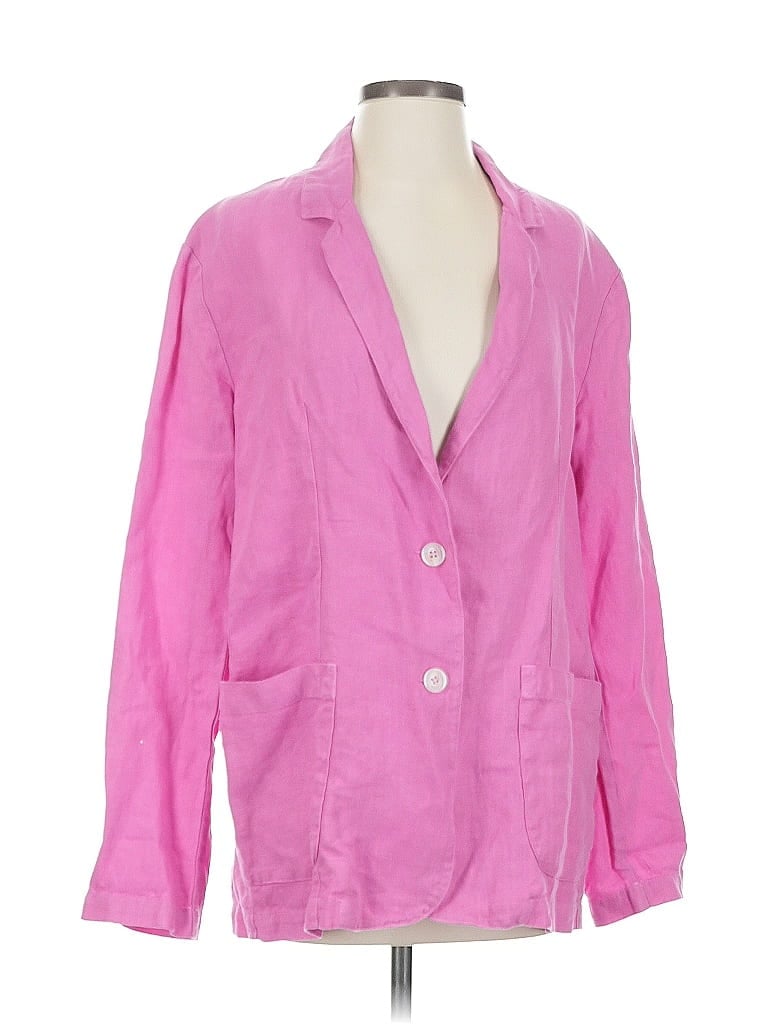 Pre-owned Velvet By Graham & Spencer Blazer Jacket In Pink