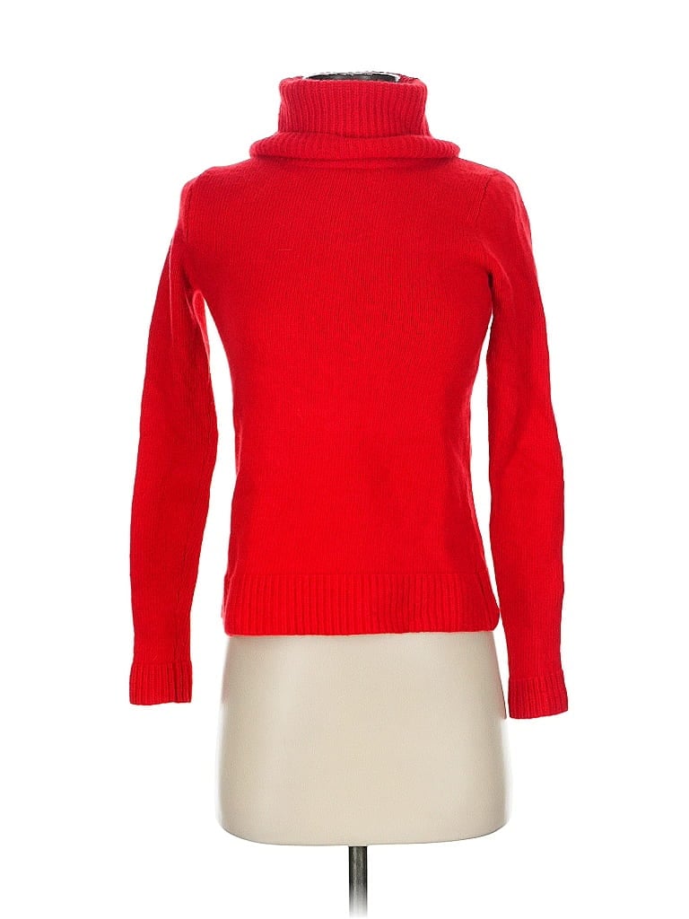 Pre-owned J.crew Factory Store Turtleneck Sweater In Red