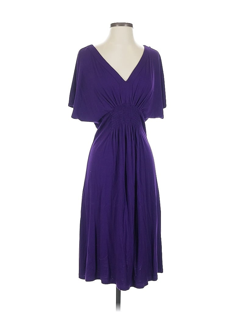 Pre-owned Tag Casual Dress In Purple