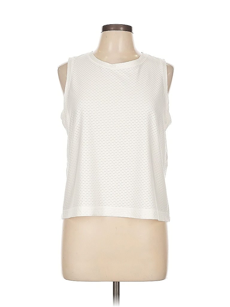 Pre-owned Tek Gear Sleeveless T-shirt In White