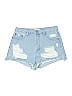 Umgee 100% Polyester Blue Denim Shorts Size 3 - photo 1