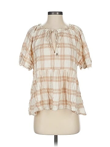 Pilcro by Anthropologie Short Sleeve Blouse (view 1)