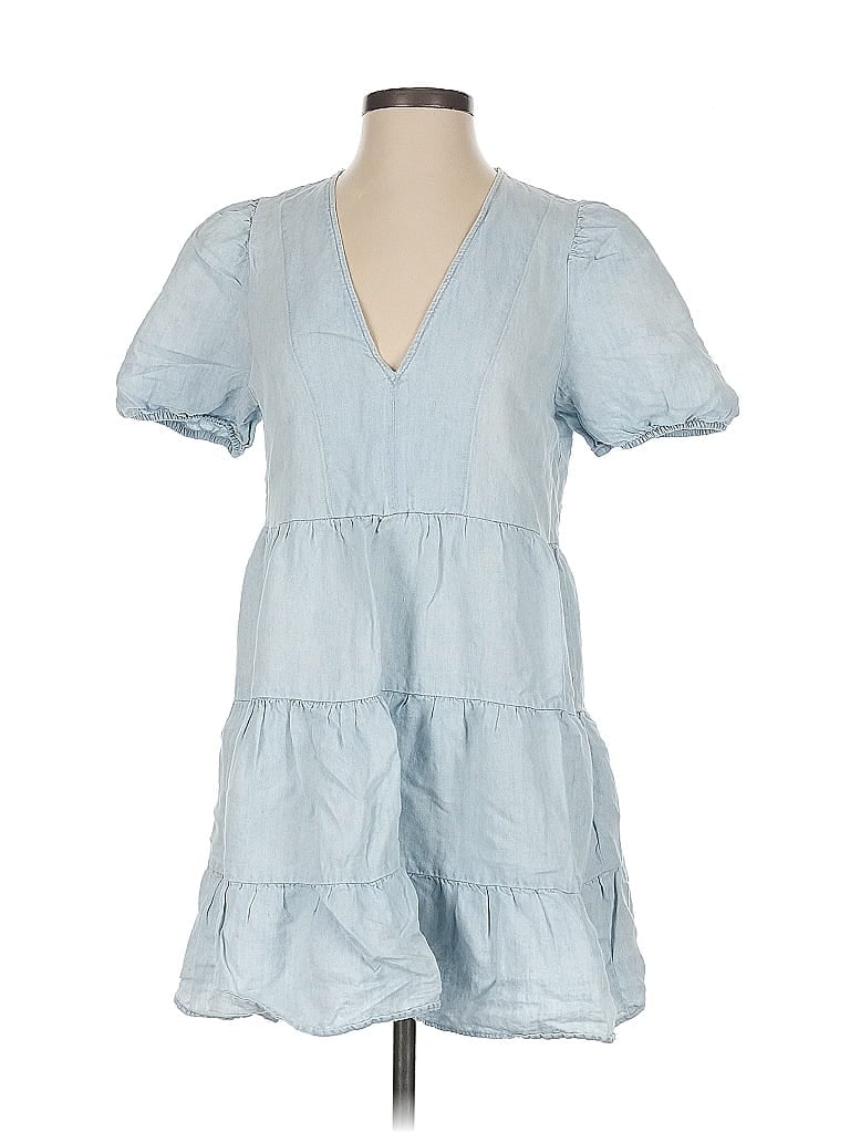 Click to view more detailed imagery on our partner's website Pre-owned Zara Casual Dress In Blue