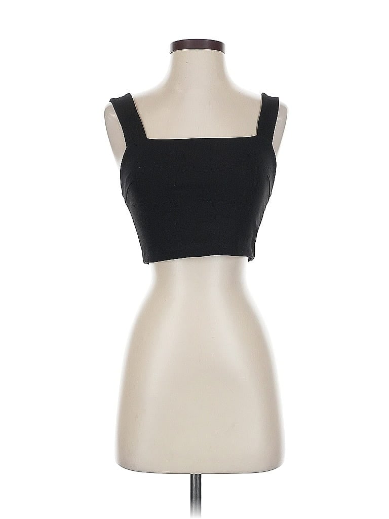 Pre-owned Silence And Noise Sleeveless Top Black Sweetheart Neckline Tops