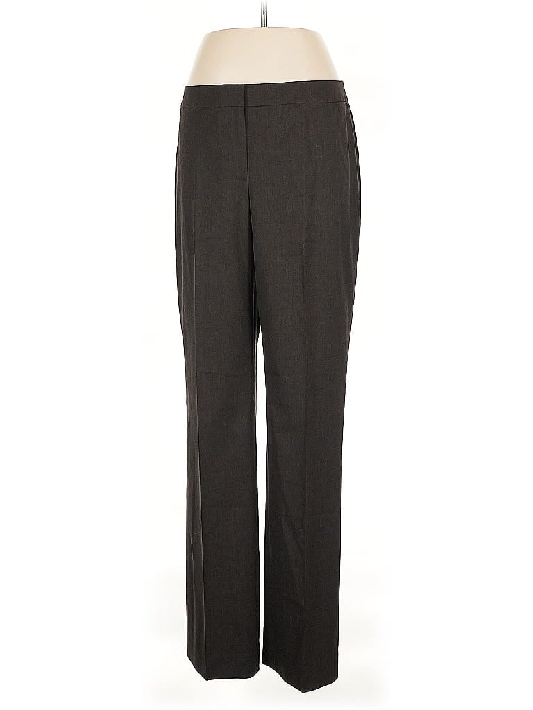 Pre-owned Lafayette 148 Wool Pants In Gray