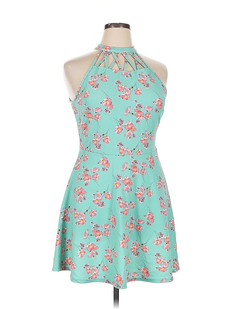 Pre-owned No Boundaries Cocktail Dress In Blue