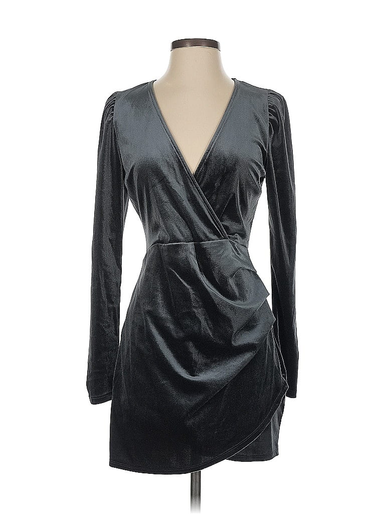 Pre-owned Wild Fable Cocktail Dress In Silver