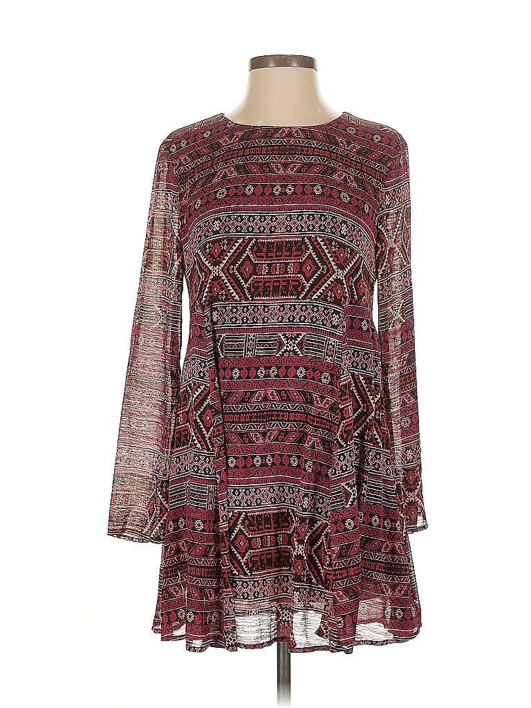 Click to view more detailed imagery on our partner's website Pre-owned Forever 21 Casual Dress In Burgundy
