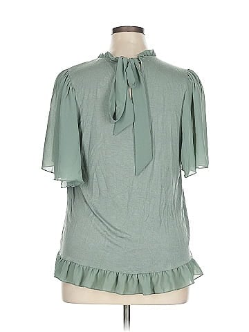 Kim & Cami Short Sleeve Blouse (view 2)
