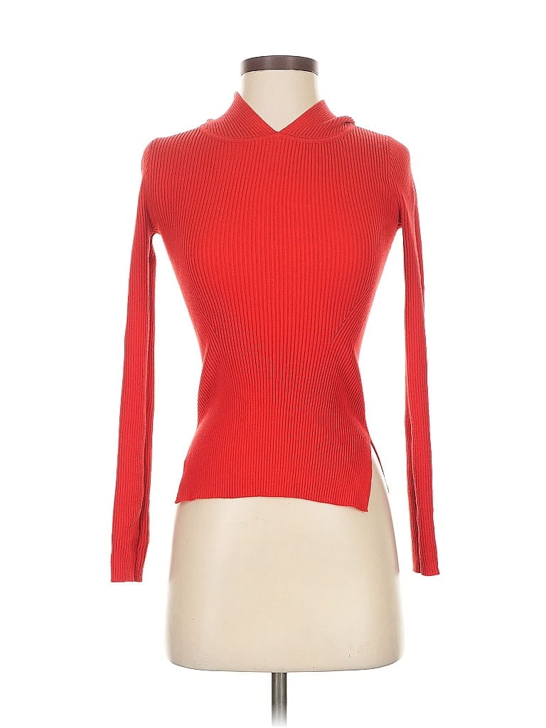 Pre-owned Urban Revivo Turtleneck Sweater In Red