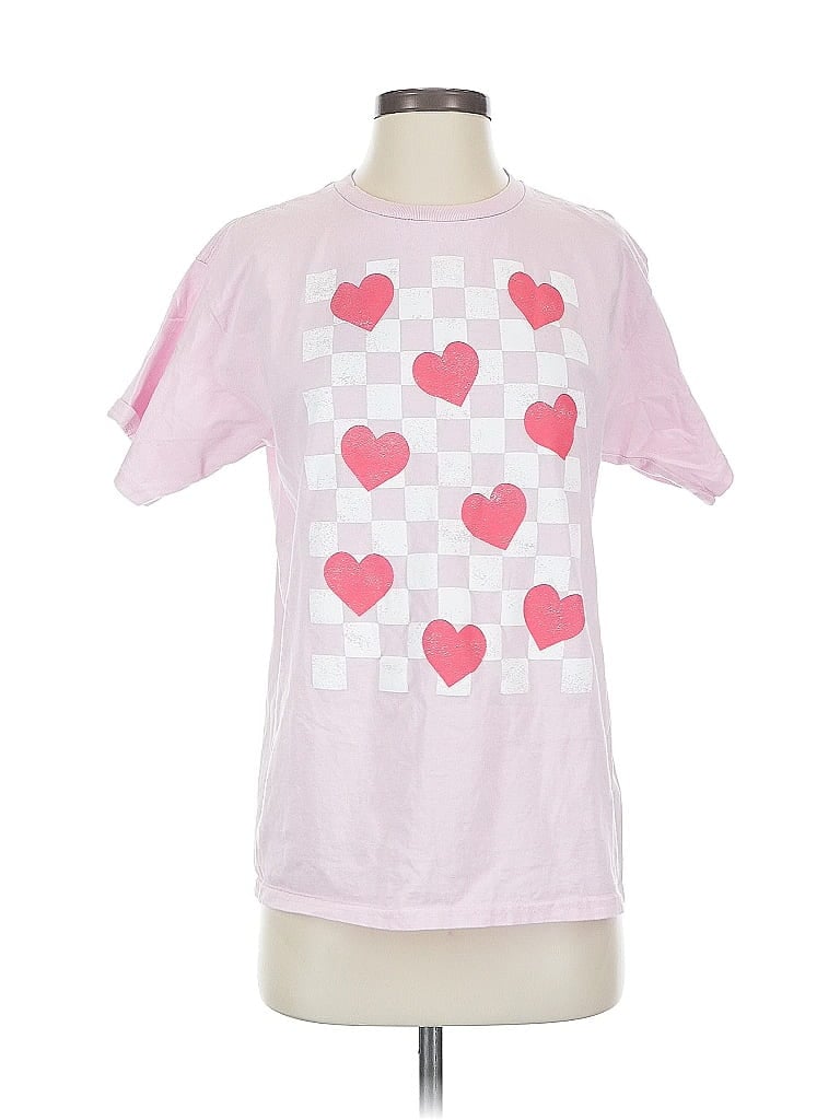 Pre-owned Mighty Fine Short Sleeve T-shirt In Pink