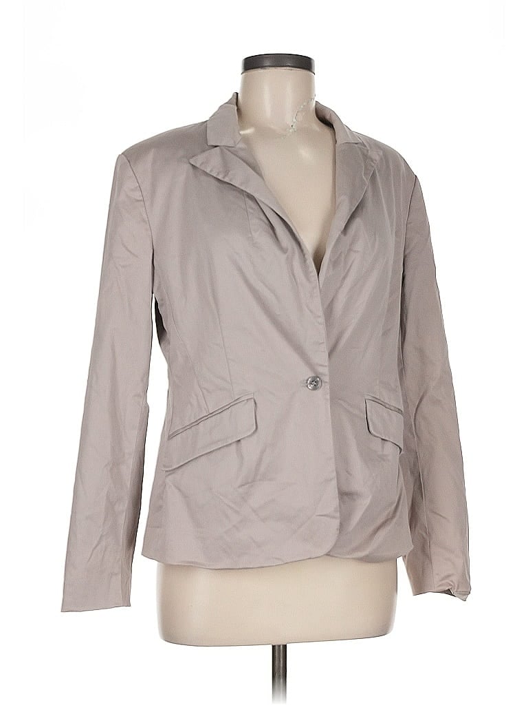 Pre-owned The Limited Blazer Jacket In Brown