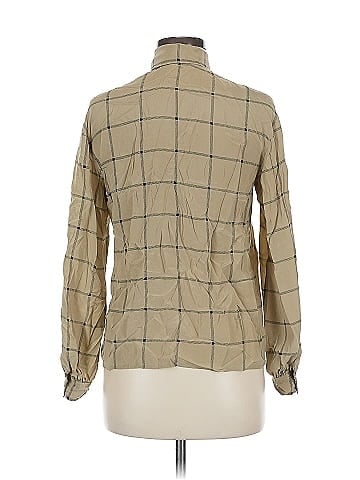 Unbranded Long Sleeve Silk Top (view 2)