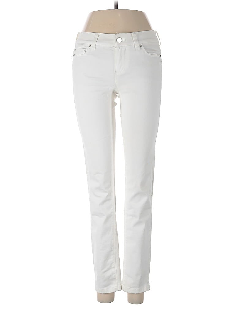 Pre-owned White House Black Market Jeans In White
