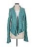 Poles 100% Mohair Teal Wool Cardigan Size S - photo 1