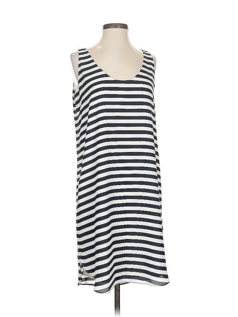 Pre-owned Ann Taylor Loft Casual Dress In White