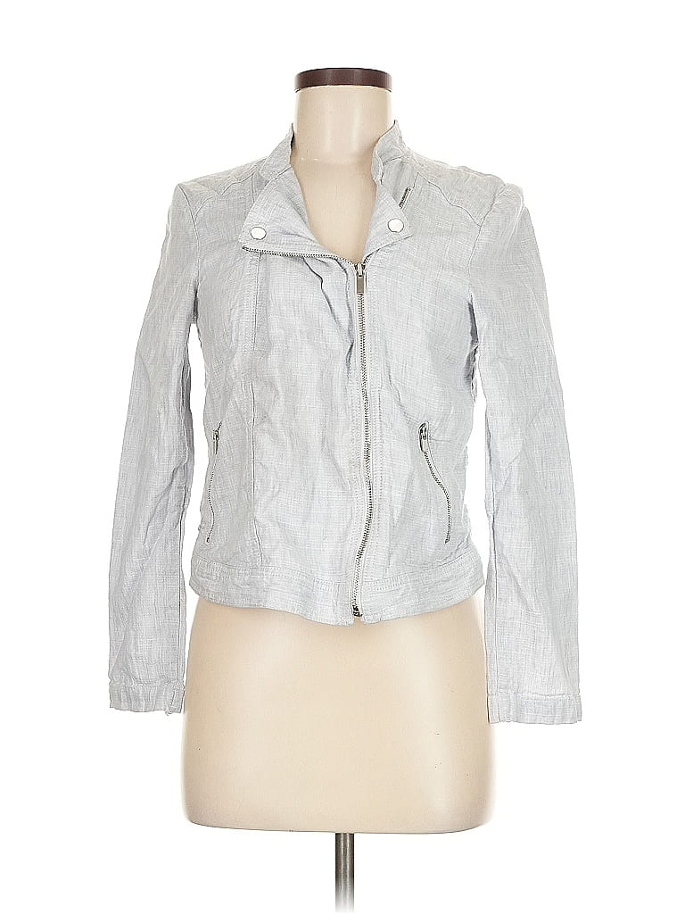 Pre-owned Ann Taylor Loft Jacket In Blue