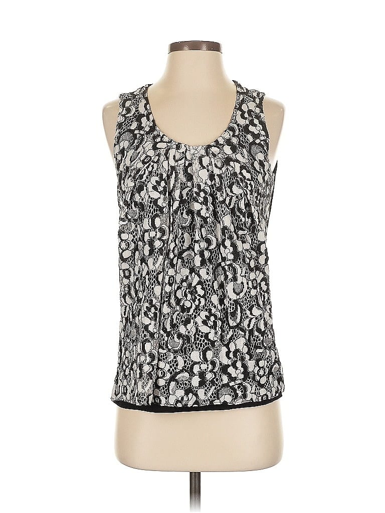 Pre-owned Ny & C Tank Top Black Halter Neckline Tops