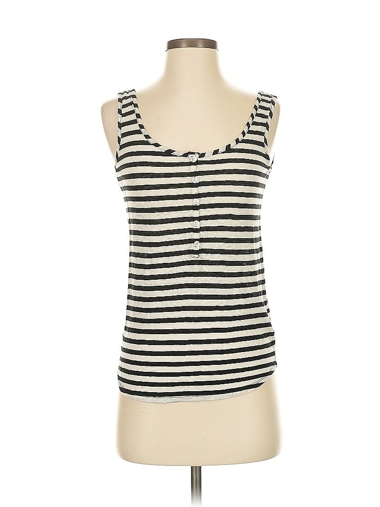 Pre-owned J.crew Collection Tank Top Ivory Strapless Neckline Tops In White