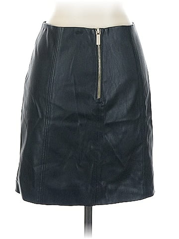 Armani Exchange Faux Leather Skirt (view 2)