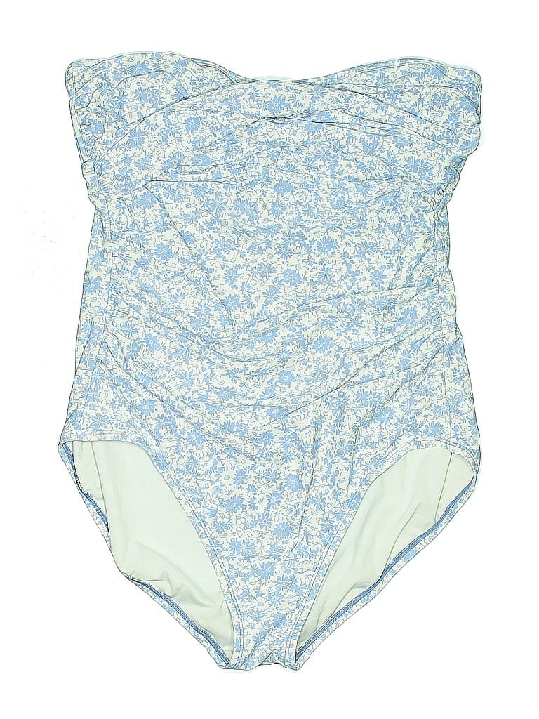 KONA SOL Pre-owned One Piece Swimsuit In Blue