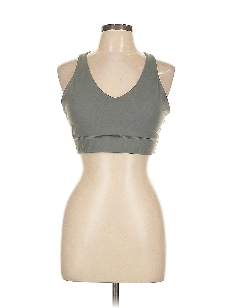 Pre-owned Golftini Tank Top Gray Halter Neckline Tops
