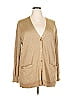 Lauren by Ralph Lauren Tan Silk Cardigan Size 3X - photo 1