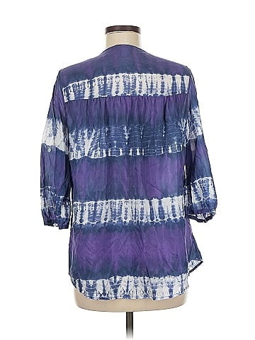 Calypso St. Barth For Target 3/4 Sleeve Silk Top (view 2)