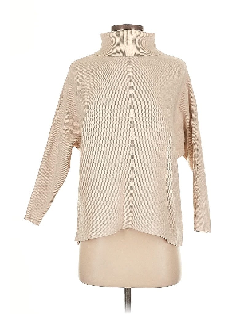 Pre-owned Unbranded Turtleneck Sweater In Brown